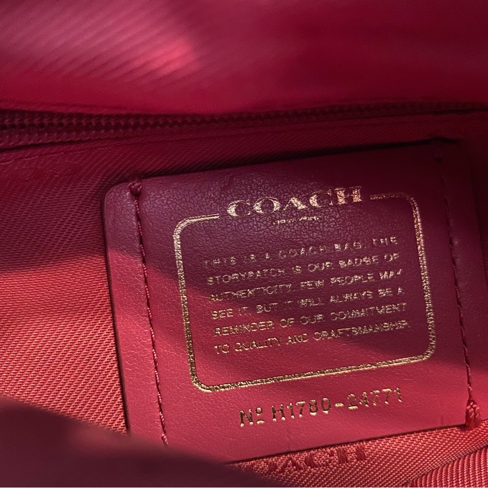 Coach crossbody in pink